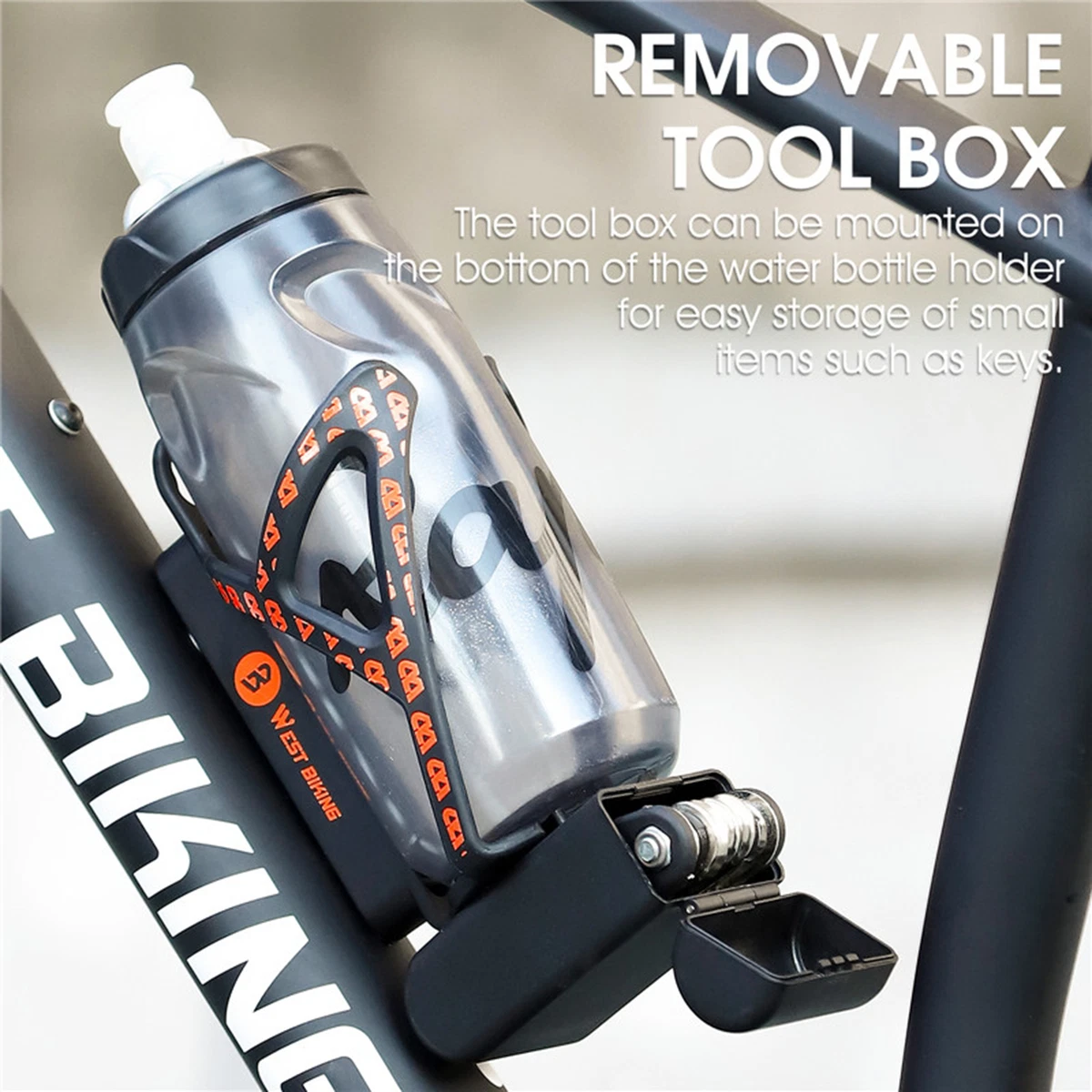 Bottle cage hotsell tool box