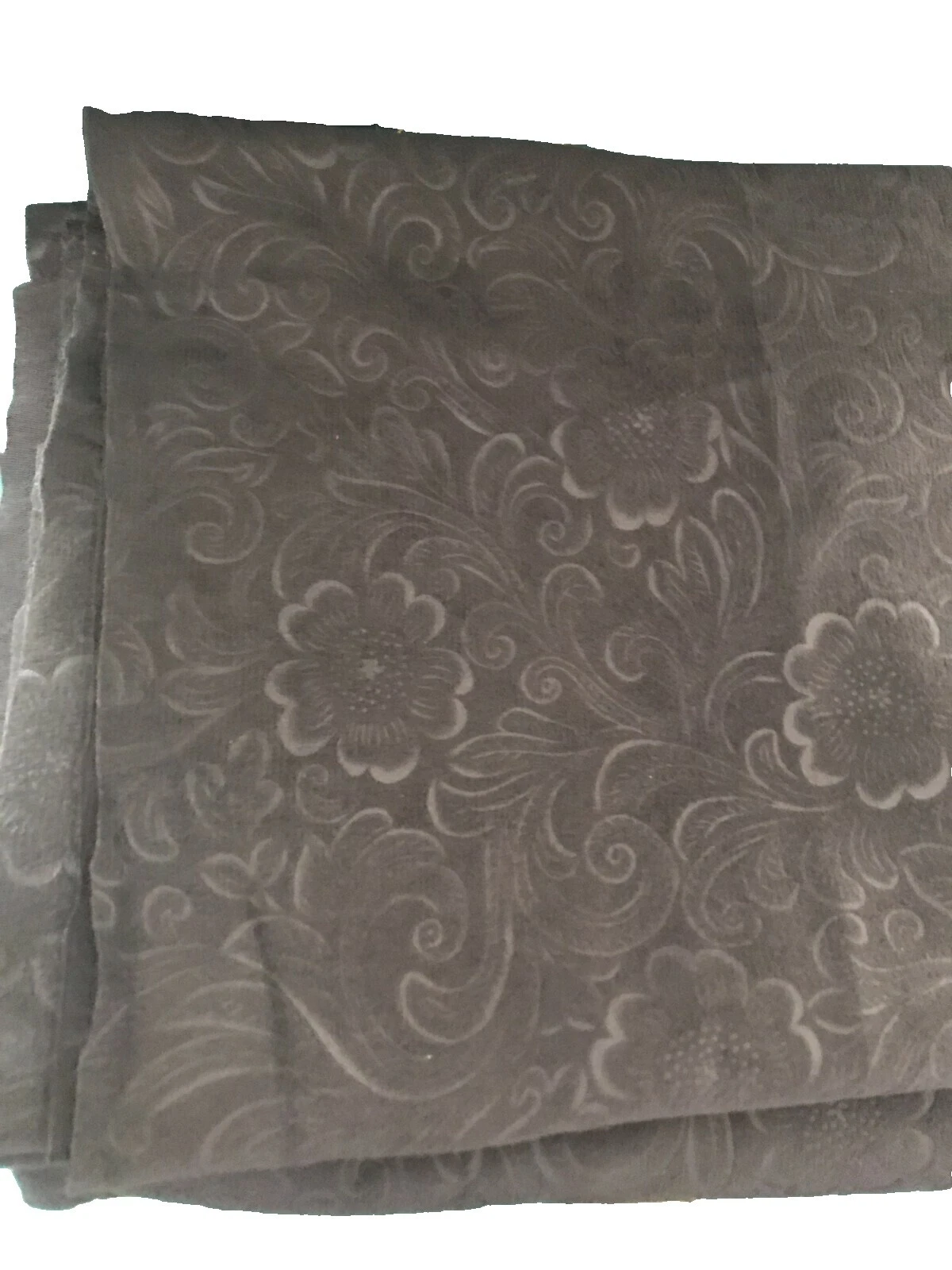 Faux Suede Floral Craft Fabrics