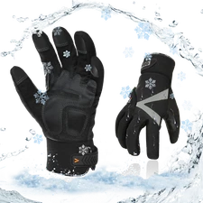 Vgo 1/2Pairs -4℉ Lined Touchscreen Waterproof Winter Work Gloves (SL8777FW-B/-Y)