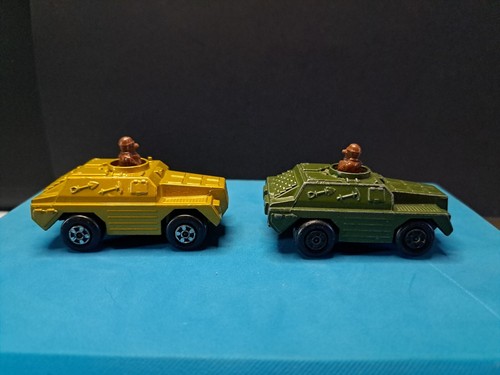 Matchbox Lesney Superfast Rolamatics No 28 Stoat Konvolut |Gold & Military Green| - Bild 4 von 5