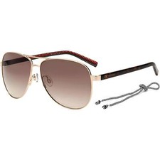 M Missoni Women's Sunglasses Gold Havana Metal Aviator Frame MMI 0002/S 006J/HA