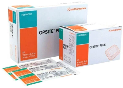 Opsite Post-Op Wound Film Dressing Sterile 6.5cm x 5cm 9.5cm x 8.5cm 12cm x 10cm