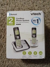VTech Cordless Phone System 2 Handset Caller ID Call Waiting Open Box