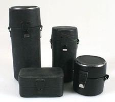 SET OF 3 LENS CASES   LIGHT METER CASE, VARIOUS SIZES