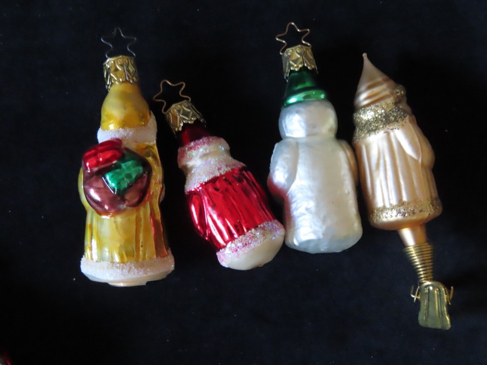 Vintage lot/8 Old World Christmas/Inge Glas Miniature Ornaments eBay