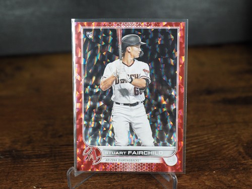 2022 Topps Series 1 Stuart Fairchild Red Foil Parallel RC #163 126/199 DBacks