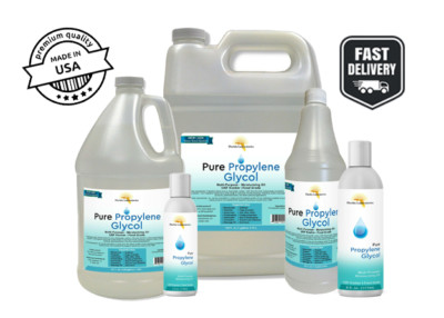 Vegetable Propylene Glycol USP Kosher PG 99.9% Pure Food Grade - Sizes Available