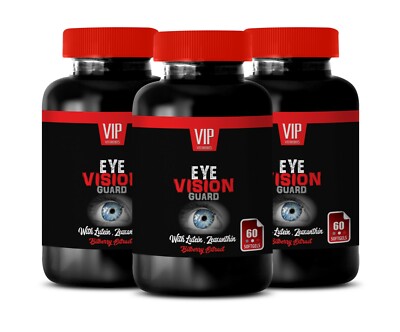 eye vitamins - EYE VISION GUARD - lutein eye liquid --- 3 Bottles 180 Softgels