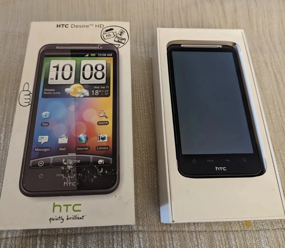 HTC Desire HD - 1.5GB - Brown (Unlocked) Smartphone MIB - Image 2 of 2