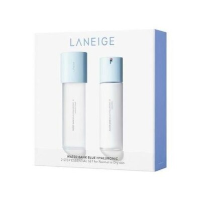 Water Bank Blue Hyaluronic Basic 2 Toner 160ml + Emulsion 120ml Laneige