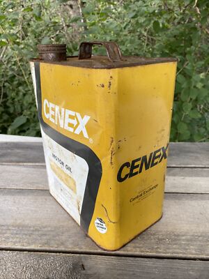Cenex Brand Motor Oil Vintage 2 U.S. Gallons Can Farmers Union