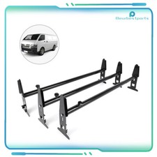 3 Bars Van Roof Ladder Rack Bulky Tools Carrier For Chevy Gmc Ford Dodge Express 3 Bars Van Roof Ladder Rack Bulky Tools Carrier For Chevy Gmc Ford Dodge Express