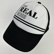 The Real Boss Youth Trucker Ball Cap Hat Snapback Baseball