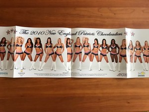 New Nfl 2010 New England Patriots Cheerleaders Poster Ebay