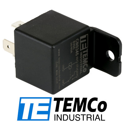 TEMCo Industrial 6 V 30/40 Amp Bosch Style S Relay SPDT Automotive