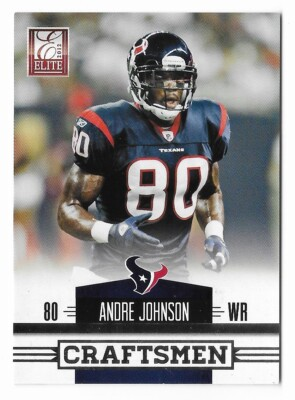 #ad 2012 Panini Elite Craftsmen #1 Andre Johnson 999 Houston Texans Numbered Insert $1.99