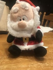 Santa Claus Sings Dances Eye Brows Move RESPECT Christmas Toy Fun Gemmy