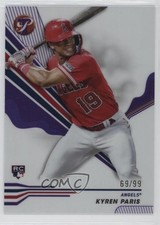 2024 Topps Pristine Purple Refractor 69/99 Kyren Paris #87 4at
