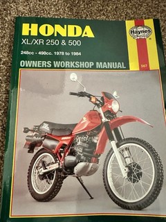 Honda XL500 Haynes Manual
