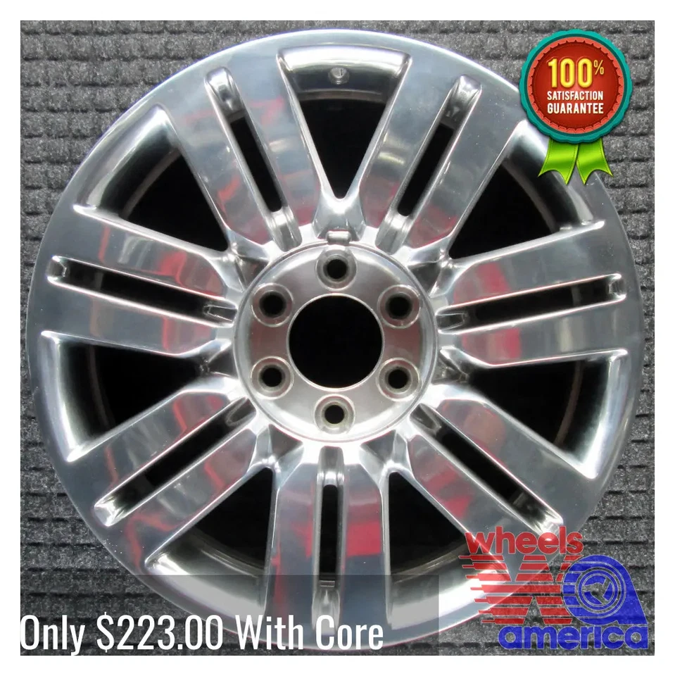 Wheel Rim Lincoln Mark LT Navigator 20 2006-2014 AL7Z1007A OEM Polished OE 3651 - Image 2 of 4