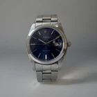 ROLEX Oysterdate Precision 6694 Blue Sunburst Dial 34mm Manual-wind 1215 Vintage