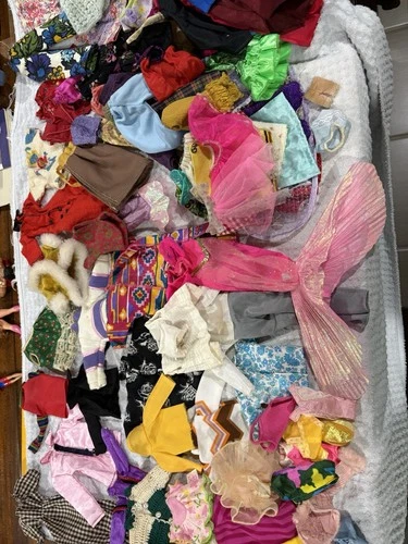Huge Lot of Barbie Clothes Accessories Most Vintage And Handmade