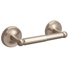 OakBrook 355-0404 Brushed Nickel Zinc Wall Mount Toilet Paper Holder 8 L in.