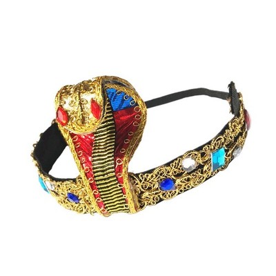 Vintage Ägypten Königin Kopfschmuck Schlange Kopfschmuck für Maskerade Abschlussball Event Erwachsene