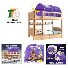 Starlight Bed Canopy Dream Kids Play Tents Playhouse Privacy Space Twin Sleep...