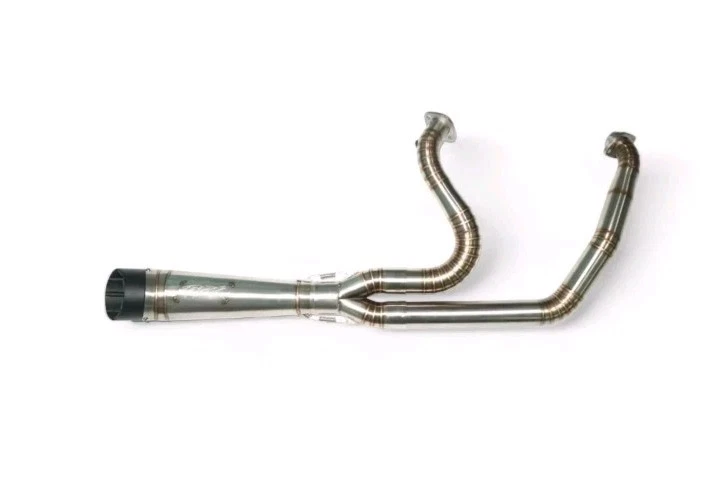 Harley Davidson Dyna Super Glide 2 en 1 puntas de escape personalizadas Foto 4 de 4