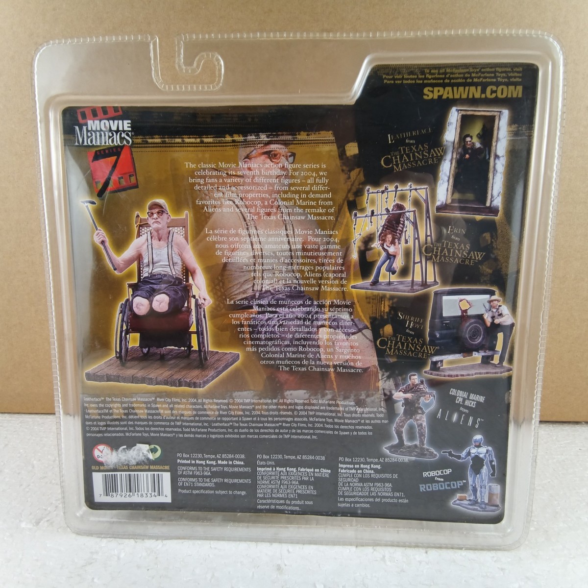 McFarlane Movie Maniacs Series 7 Texas Chainsaw Massacre Old Monty