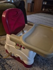 Fisher Price 2003 Adjustable Booster Seat W/Tray Straps