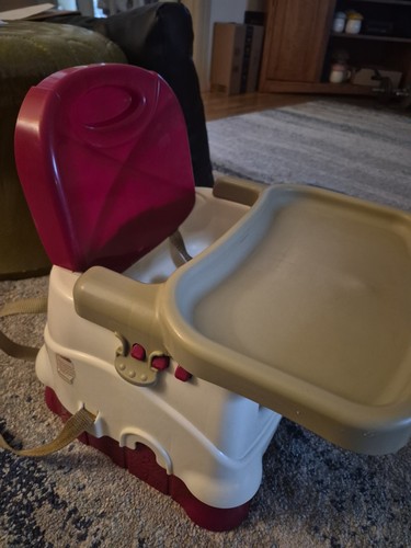 Fisher Price 2003 Adjustable Booster Seat W/Tray + Straps