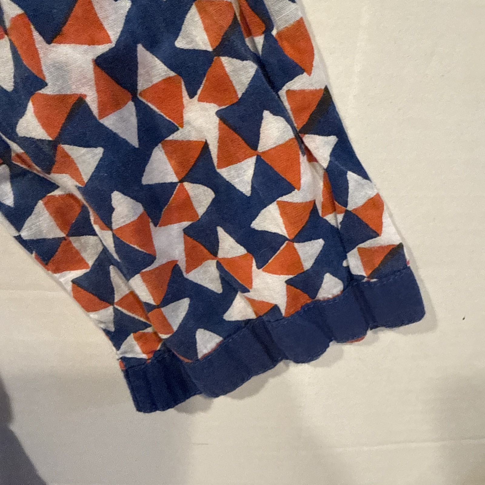 ROBERTA ROLLER RABBIT Red Blue Triangle Lightweig… - image 5