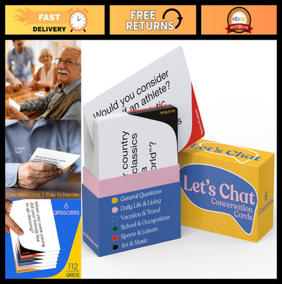 Engaging Conversation Cards for Seniors | Dementia & Alzheimer's Activities, Mem