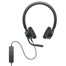 Dell Pro Stereo WH3022 Wired USB Headset - Black