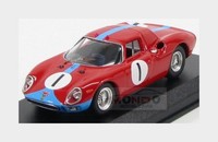1:43 Best Ferrari 250Lm Coupe #1 Kyalami 1964 Piper Maggs Red Light Blue BE9537
