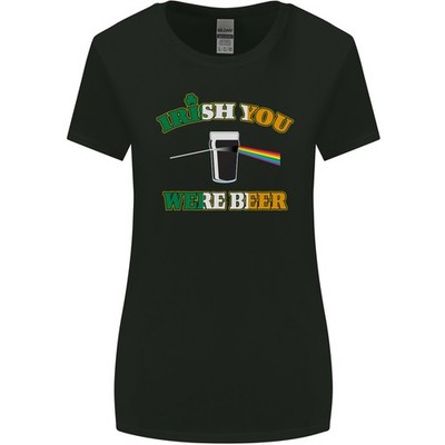 Gildan Damen T-Shirt Slim Fit Irish You Were Beer St Patricks Day