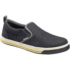 Nautilus Safety Footwear Men's Westside Slip-On ESD Work Shoe Black Textile - N1