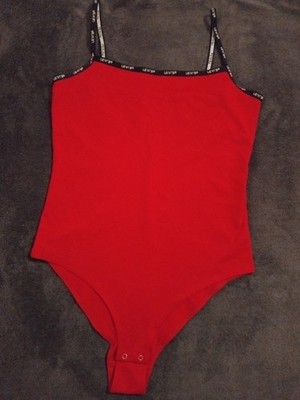 Damen, LEVIS, Body Oberteil, Größe M, rot, getragen.