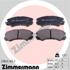 1x Zimmermann 21845.165.1 Bremsbelagsatz für OPEL ISUZU FRONTERA MONTEREY TROOP