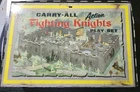 Old Vintage 1968 MARX Carry All Action Fighting Knights Play Set 4635 Suitcase