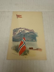 Vintage June 10 1953 Norwegian American Line Breakfast Menu