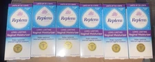 6 Boxes REPLENS Long-Lasting Vaginal Moisturizer PRE-FILLED Applicators Exp 3/26