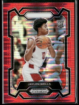 2024 Prizm Draft Picks Jaylen Wells Prizms Red Pulsar #31  /299 Rookie RC (ts77)