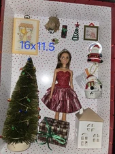Barbie Doll Skipper "My Christmas, Fashionista Style" Box + Holiday Accs. READ R