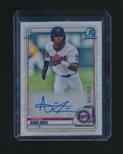ALERICK SOULARIE 2020 BOWMAN CHROME 1ST REFRACTOR RC AUTO PARALLEL 258/499 #ASO