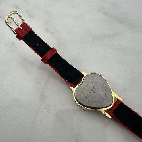 Vintage Gold Tone Pink Dial Heart Shape Betty Boop Women’s Watch, New Battery - Picture 13 of 14