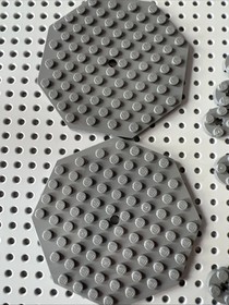 LEGO Dark Bluish Gray Plate 89523 60474 4032 Bulk 105pcs
