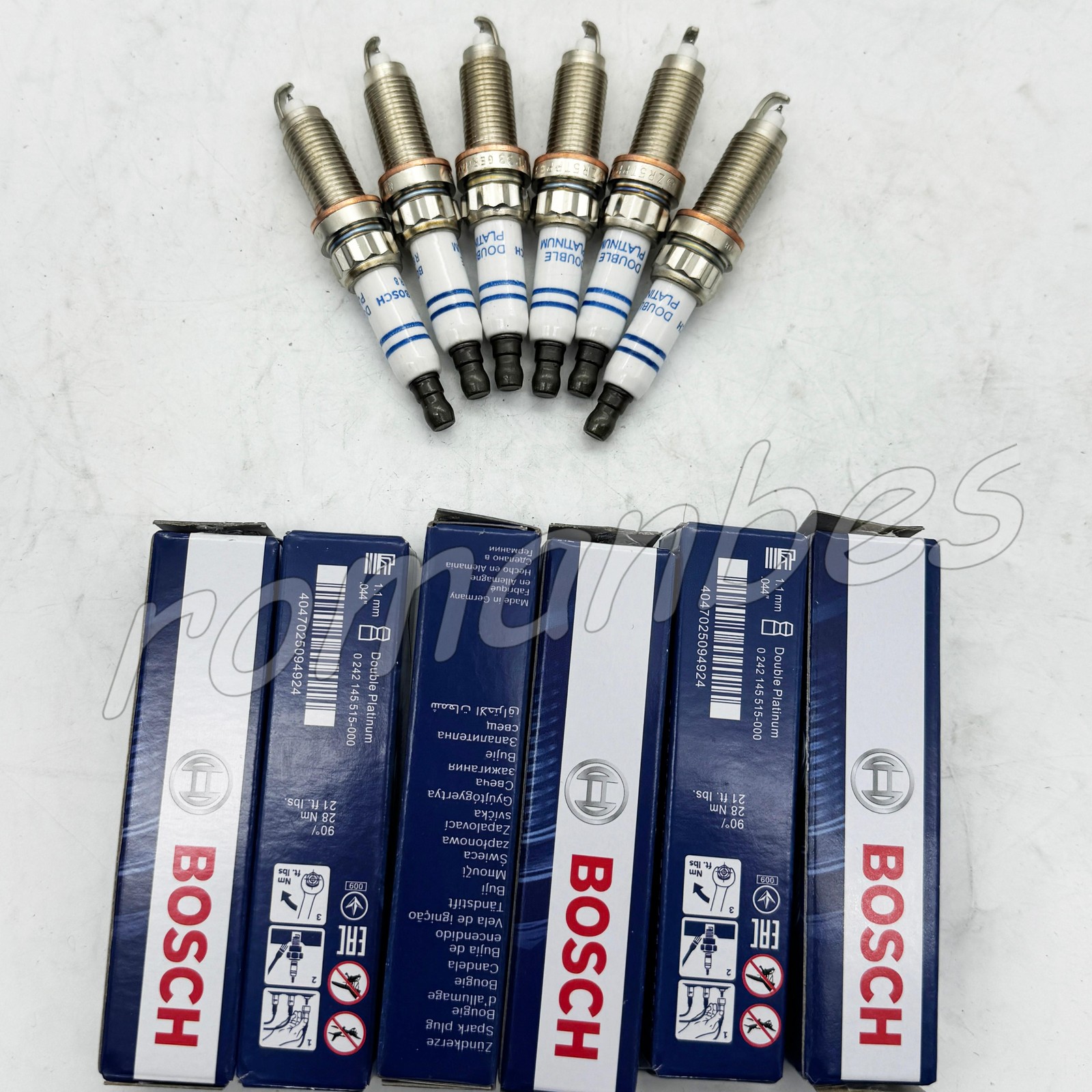 6Pcs ZR 5 TPP 33 Spark Plug High Power For Bosch BMW E82 E88 F32 F10